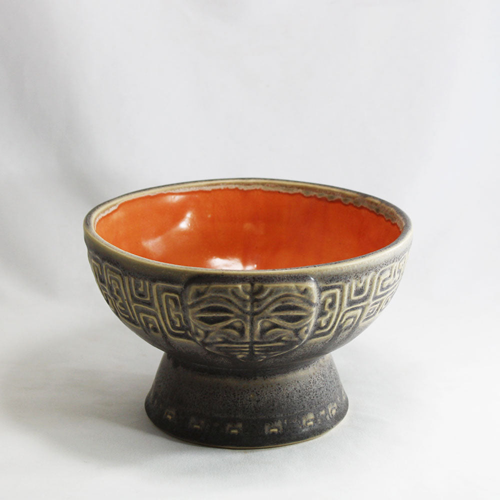 'Eka'eka Marquesan Bowl - Smoked Gray
