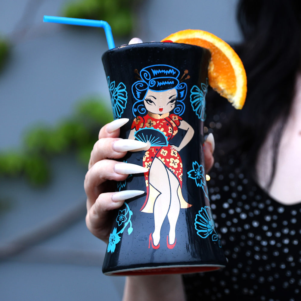 Geisha Girl by Claudette Barjoud aka Miss Fluff – Tiki Farm