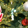 Candy Cane Bob Holiday Ornament - Green - Limited Edition