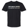 T-Shirt - Black - The Moai Drink the Better you Look