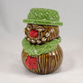 Coconut Snowman Holiday Tiki Mug