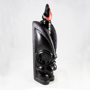 Power of Pele Decanter, Black with red/black flame topper, open edition