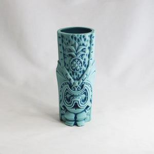 Pineapple King Tiki Mug Blue
