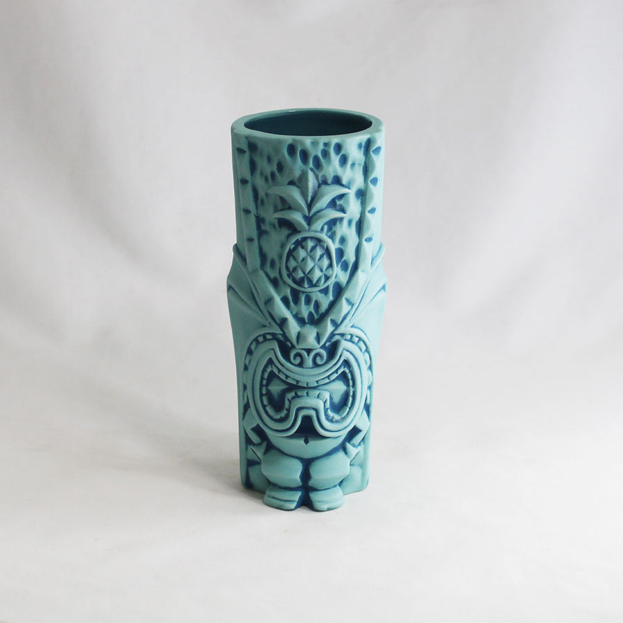 Pineapple King Tiki Mug Blue