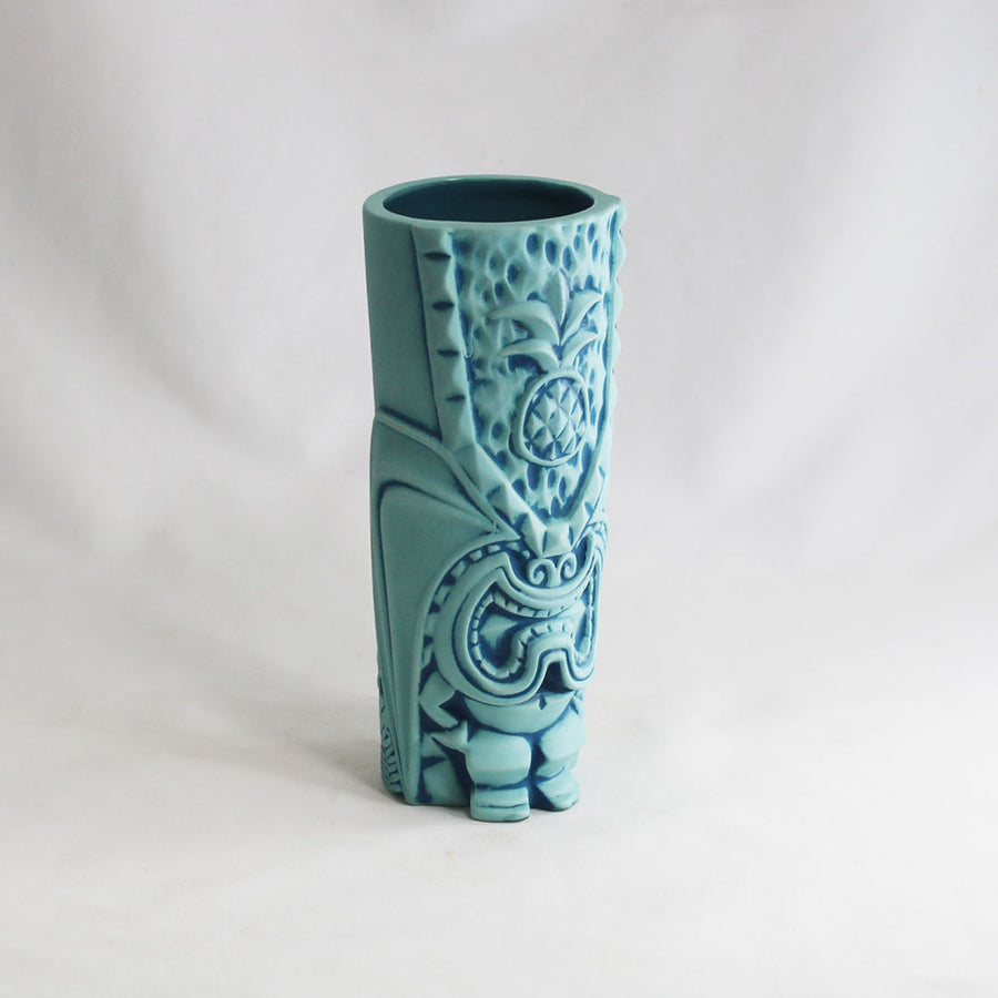 Pineapple King Tiki Mug Blue