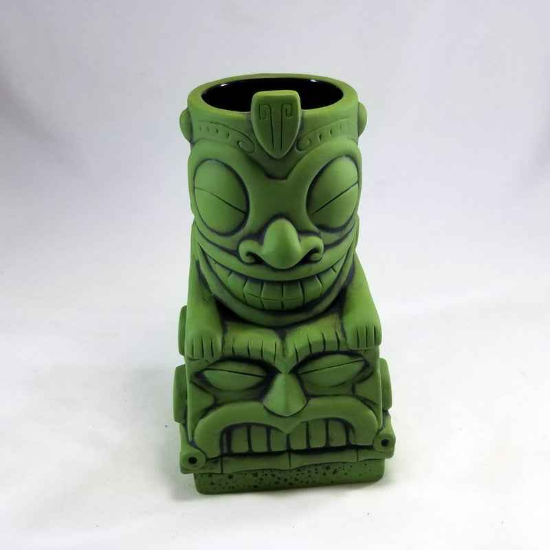 Tropical Thunder Express Marquesan Tiki Mug - Green – Tiki Farm