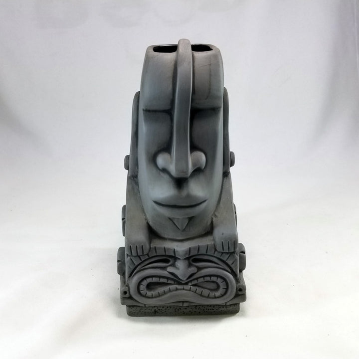 Tropical Thunder Express Moai Mug - Grey