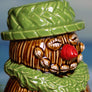 Coconut Snowman Holiday Tiki Mug
