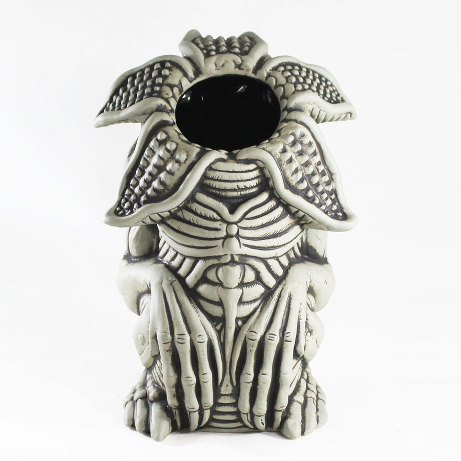 Stranger Things Demogorgon Tiki Mug in Boneyard Gray