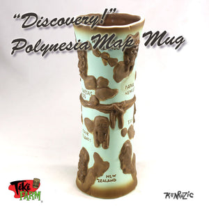 "Discovery!" Polynesia Map Mug