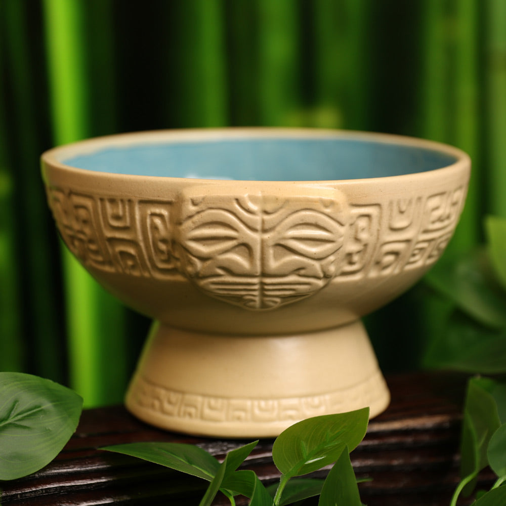 Tiki Farm ティキ ファーム ボウル Eka eka Marquesan Eka'eka Marquesan Bowl - Mocha Cream – Tiki Farm