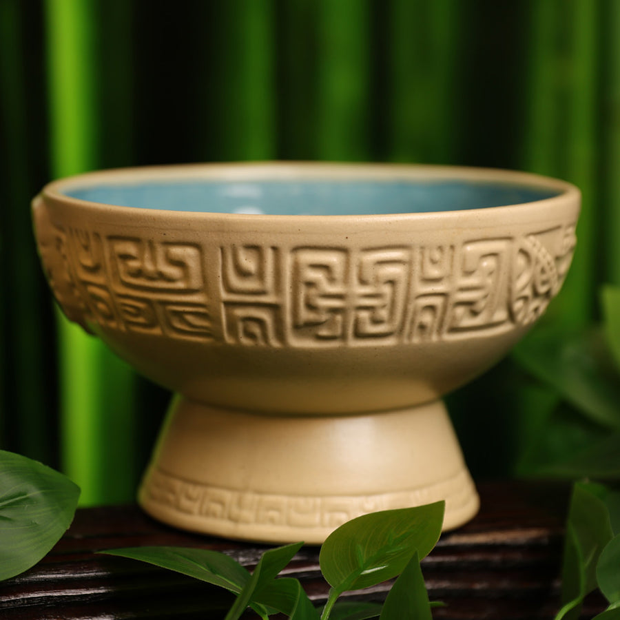 'Eka'eka Marquesan Bowl - Mocha Cream