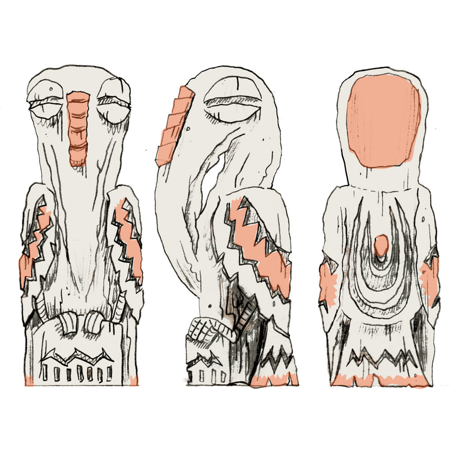 Ghost Bird Mug by Ken Ruzic