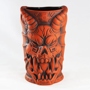 Stranger Things Hellfire Club Tiki Mug in Burnt Orange