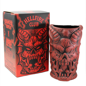 Stranger Things Hellfire Club Tiki Mug in Red