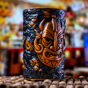 LuWoW Mask Tiki Mug