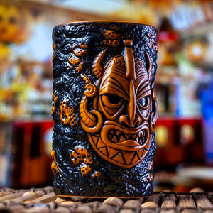 LuWoW Mask Tiki Mug