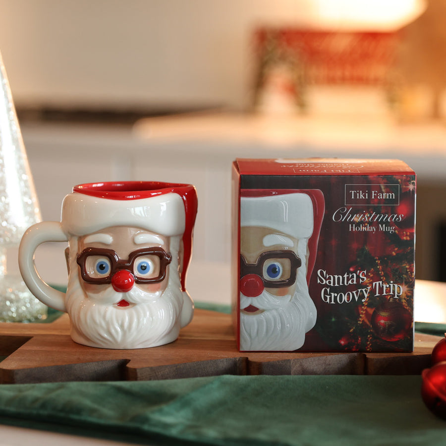 Santa's Groovy Trip Mug