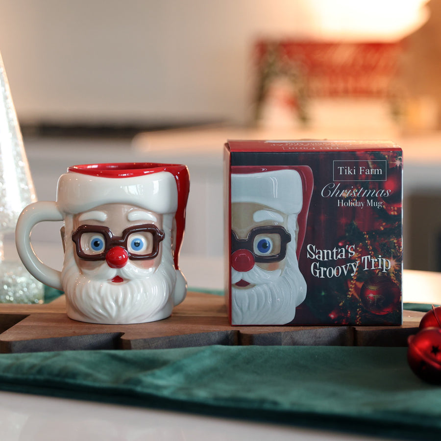 Santa's Groovy Trip Mug