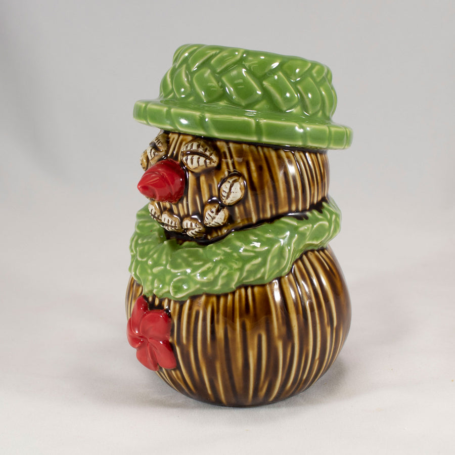 Coconut Snowman Tiki Mug