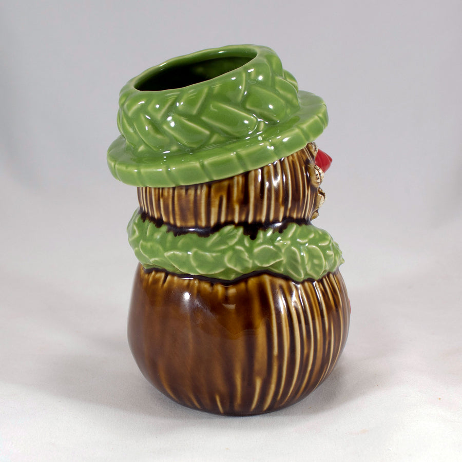 Coconut Snowman Tiki Mug
