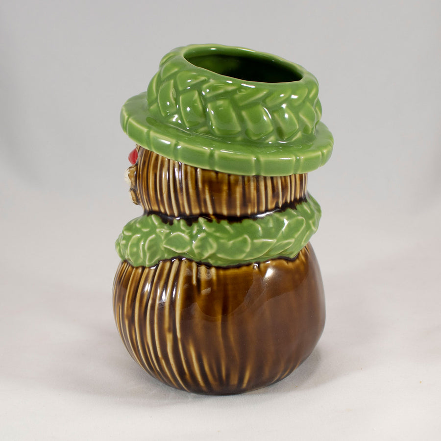 Coconut Snowman Tiki Mug