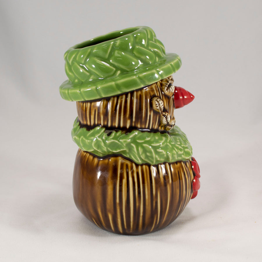 Coconut Snowman Tiki Mug