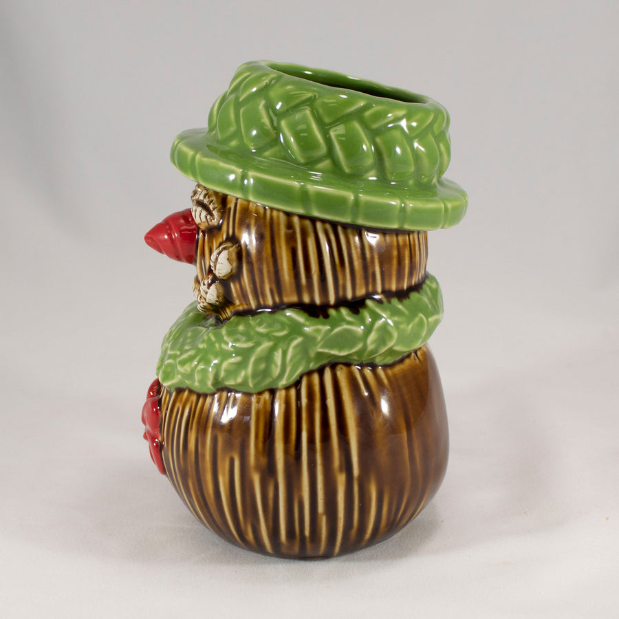 Coconut Snowman Tiki Mug