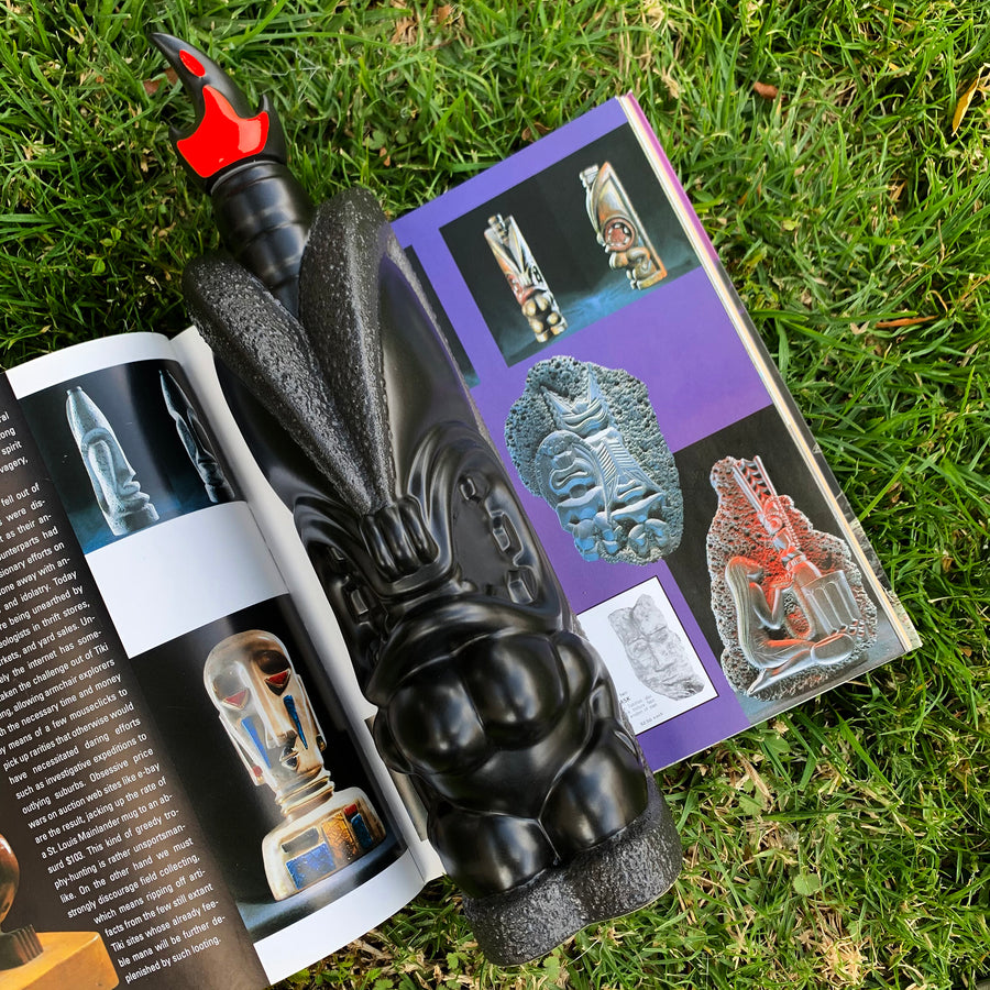 Power of Pele Decanter, Black with red/black flame topper, open edition