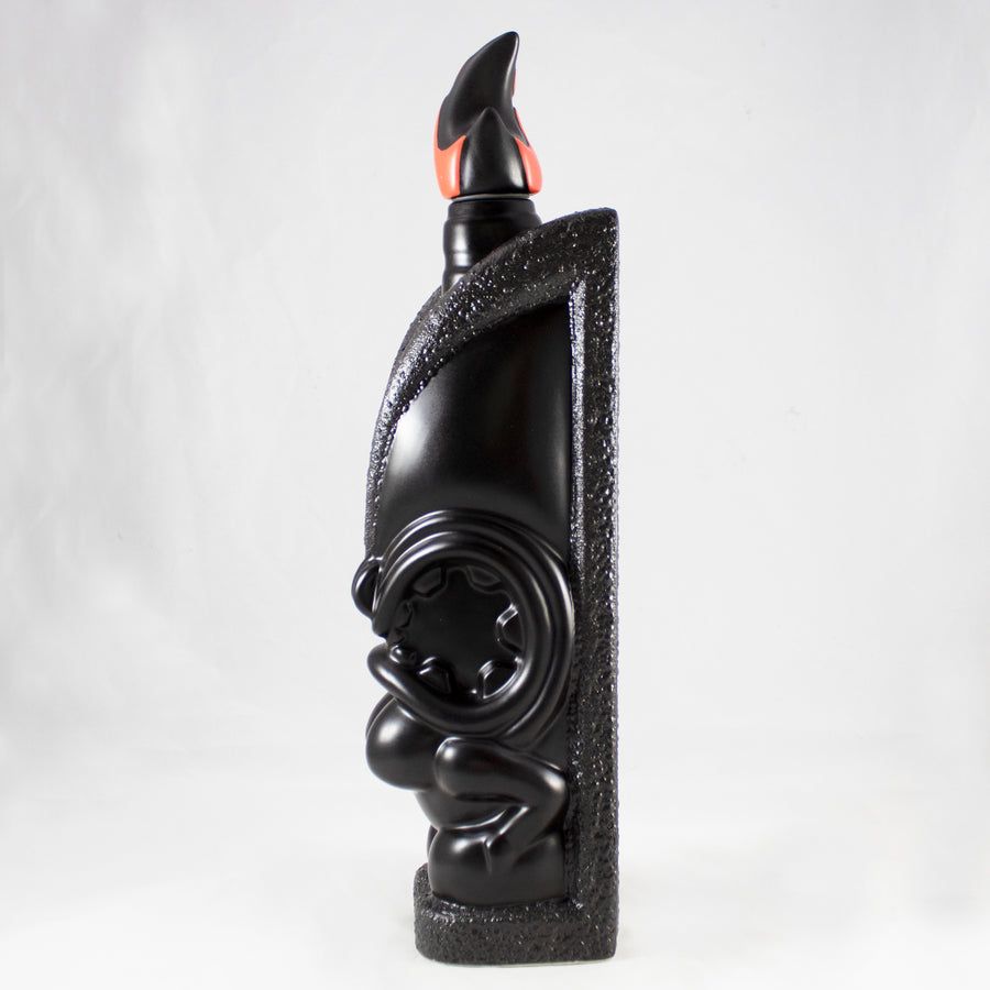 Power of Pele Decanter, Black with red/black flame topper, open edition