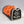 Power of Pele Decanter, Black and Orange
