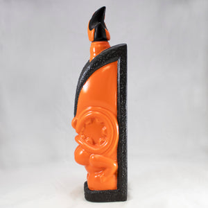 Power of Pele Decanter, Black and Orange