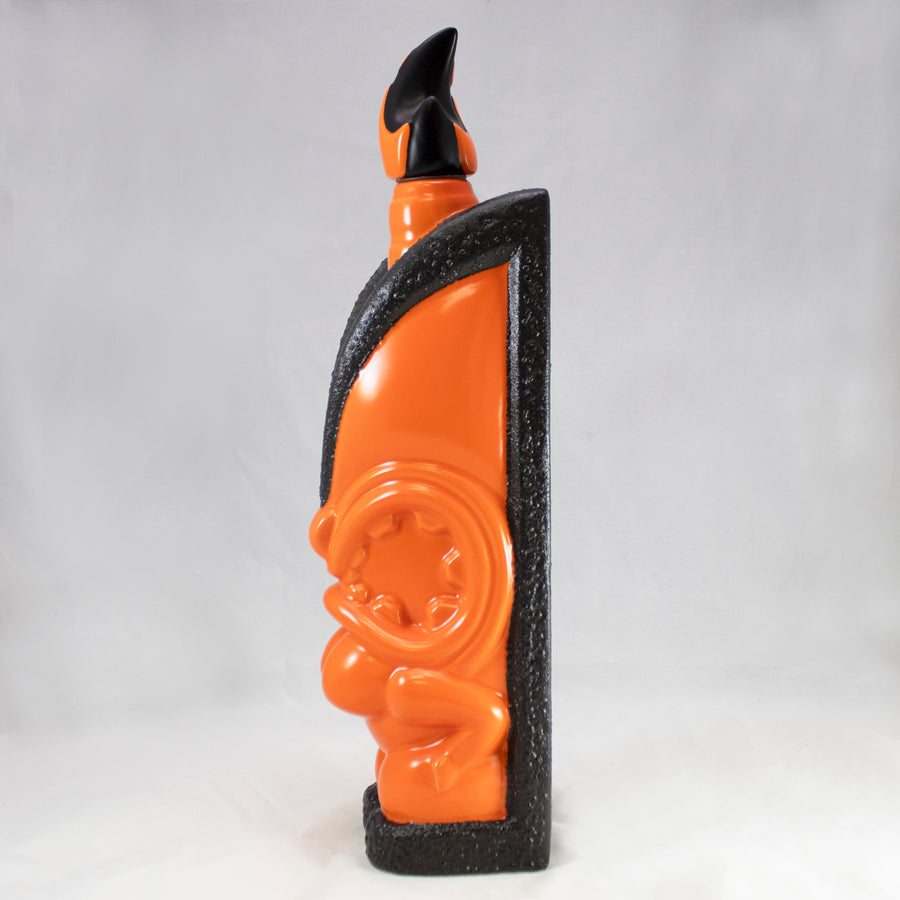 Power of Pele Decanter, Black and Orange