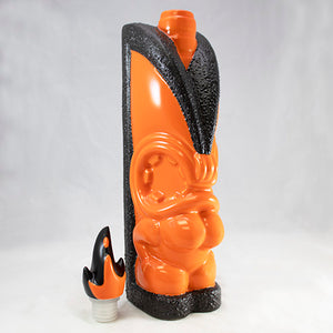 Power of Pele Decanter, Black and Orange