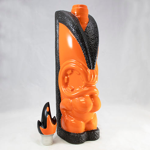 Power of Pele Decanter, Black and Orange