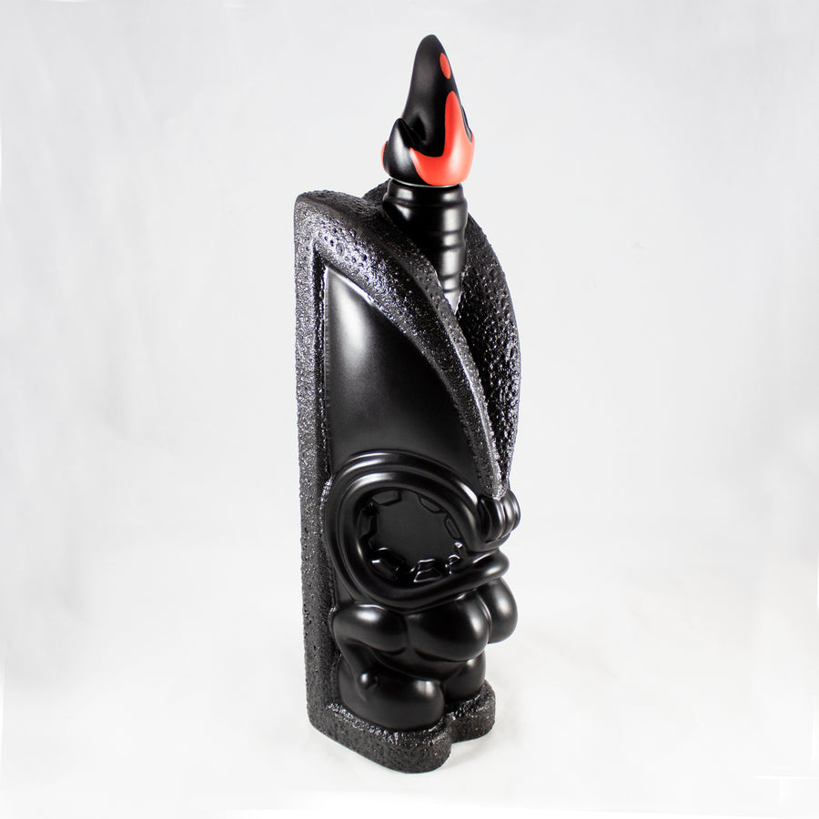 Power of Pele Decanter, Black with red/black flame topper, open edition