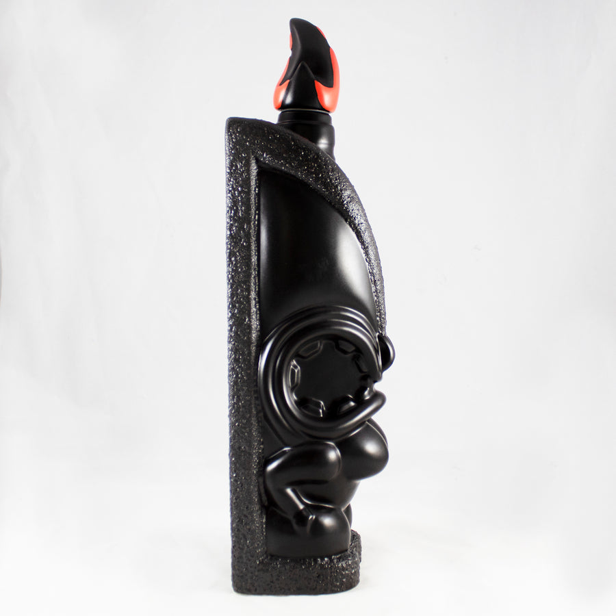 Power of Pele Decanter, Black with red/black flame topper, open edition
