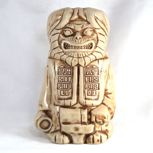Lawgiver Tiki Mug - Bone with Light Brown Wash