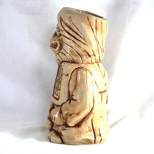 Lawgiver Tiki Mug - Bone with Light Brown Wash